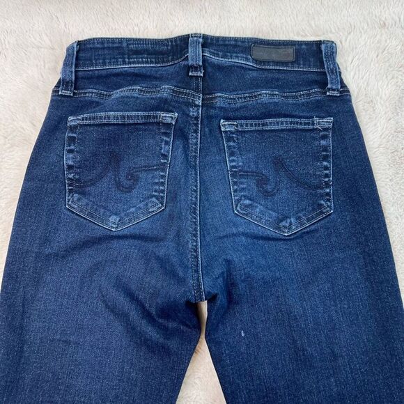 AG Adriano Goldschmied Jeans Womens Size 25R Mari High Rise Slim Straight Dark - Picture 10 of 11